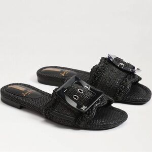 Sam Edelman Bambi black raffia